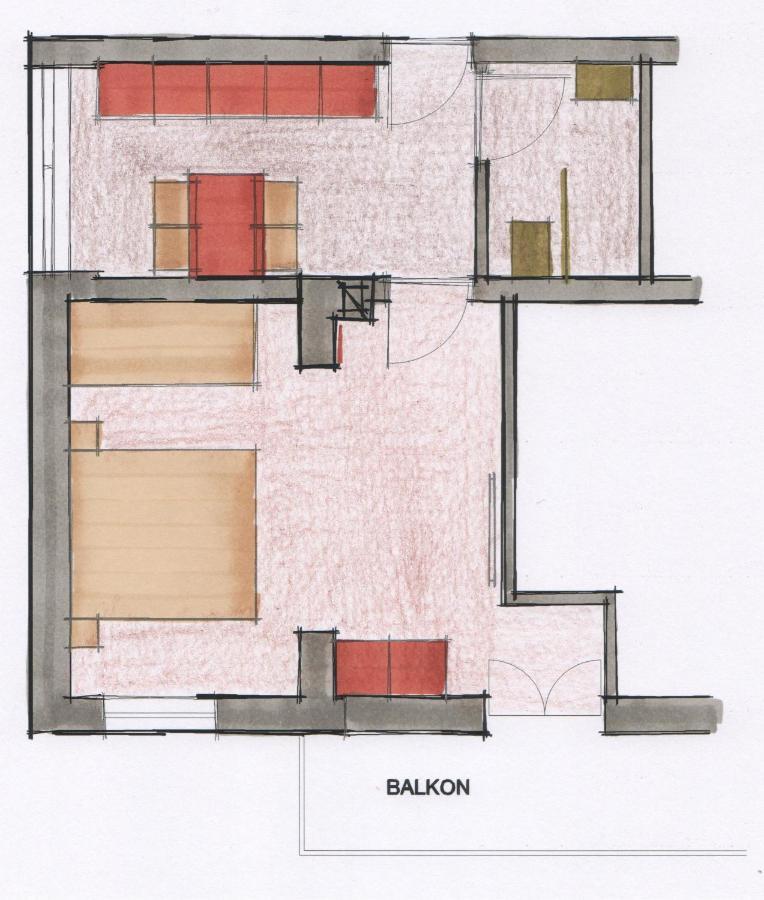 Апартаменти Haus Kargruber Санта-Маддалена-ін-Казіес Екстер'єр фото