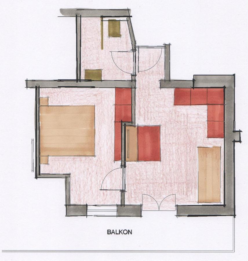 Апартаменти Haus Kargruber Санта-Маддалена-ін-Казіес Екстер'єр фото