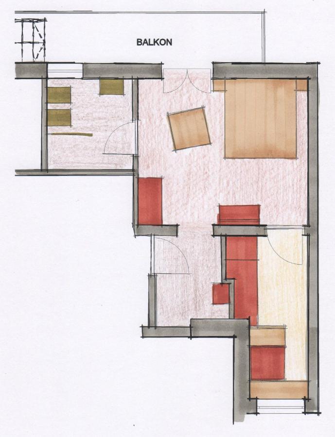 Апартаменти Haus Kargruber Санта-Маддалена-ін-Казіес Екстер'єр фото